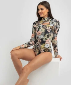 Discount 🎁 Rip Curl Paradise Calling Long Sleeve Surfsuit Black ⌛ -Hot Sale Citybeach Store 20322699 01 LT XL