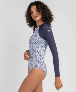 Hot Sale 🧨 Roxy Sunset Boogie Long Sleeve Surfsuit Bright White Paisley Party ✨ -Hot Sale Citybeach Store 20322701 02 LT XL