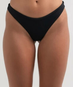 Best Pirce 💯 Roxy SD Beach Classics Mini 👙 Bikini Bottom Anthracite 🤩 -Hot Sale Citybeach Store 20322829 01 RT XL