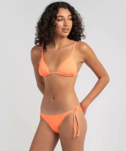 Top 10 👍 Kaiami Lara Triangle 👙 Bikini Top Neon Orange 😀