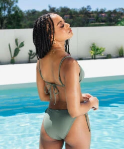 Outlet ๐ฏ Kaiami Lara Classic ๐ Bikini Bottom Olive ๐งจ