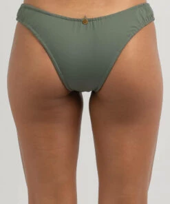 Discount 👏 Kaiami Natalia Ruch 👙 Bikini Bottom Olive ⌛ -Hot Sale Citybeach Store 20323661 07 LT XL