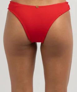 Top 10 ✨ Kaiami Natalia Ruch 👙 Bikini Bottom Chilli Red 👍 -Hot Sale Citybeach Store 20323661 08 LT XL