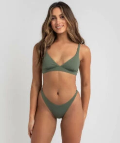 Best Sale 👏 Topanga Sara Fixed Triangle 👙 Bikini Top Olive 👏 9 Best Sale 👏 Topanga Sara Fixed Triangle 👙 Bikini Top Olive 👏 -Hot Sale Citybeach Store 20323688 03 TP XL