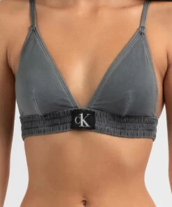 Deals ✨ Calvin Klein Authentic Triangle 👙 Bikini Top Pvh Black 💯 -Hot Sale Citybeach Store 20323770 01 RT XL