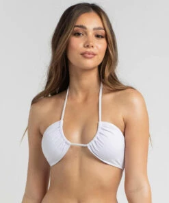 Outlet ⌛ Kaiami Liz Sliding Triangle 👙 Bikini Top White 👏 -Hot Sale Citybeach Store 20323987 01 RT XL