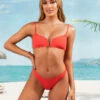 Outlet 😍 Topanga Piper V Bralette 👙 Bikini Top Chilli Red 🌟
