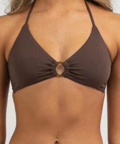 Cheapest โจ Kaiami Hailey Ring Triangle ๐ Bikini Top Dark Choc โ 8 Cheapest โจ Kaiami Hailey Ring Triangle ๐ Bikini Top Dark Choc โ -Hot Sale Citybeach Store 20324145 04 RT XL
