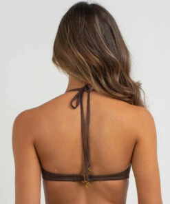 Cheapest โจ Kaiami Hailey Ring Triangle ๐ Bikini Top Dark Choc โ 9 Cheapest โจ Kaiami Hailey Ring Triangle ๐ Bikini Top Dark Choc โ -Hot Sale Citybeach Store 20324145 04 TP XL