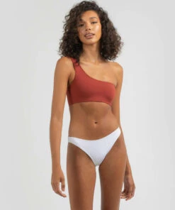 Wholesale 🤩 Topanga Lauren One Shoulder 👙 Bikini Top Terracotta 💯 -Hot Sale Citybeach Store 20324149 01 LT XL