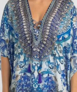 Wholesale ⌛ Kaiami Dimitra Beach Cover Blue 🔥 -Hot Sale Citybeach Store 20324239 01 RT XL