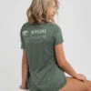Hot Sale 🥰 Rip Curl Lazy Days Short Sleeve Rash Vest Green 💯