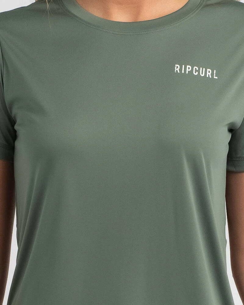 Hot Sale ๐ฅฐ Rip Curl Lazy Days Short Sleeve Rash Vest Green ๐ฏ 4 Hot Sale ๐ฅฐ Rip Curl Lazy Days Short Sleeve Rash Vest Green ๐ฏ - Image 4