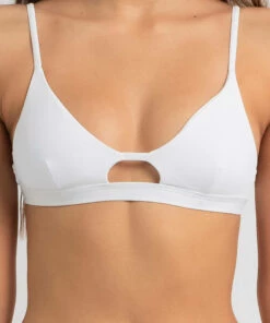 Flash Sale 🔔 Topanga Charli Bralette 👙 Bikini Top White 🌟 8 Flash Sale 🔔 Topanga Charli Bralette 👙 Bikini Top White 🌟 -Hot Sale Citybeach Store 20324252 02 RT XL