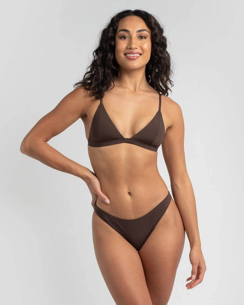 Budget ❤️ Topanga Jojo Fixed Triangle 👙 Bikini Top Dark Choc ⌛ 3 Budget ❤️ Topanga Jojo Fixed Triangle 👙 Bikini Top Dark Choc ⌛ - Image 3