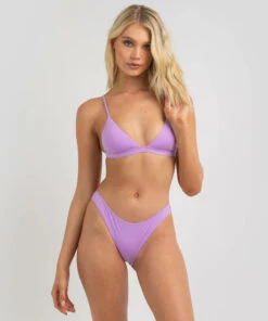 Flash Sale ✨ Topanga Jojo Fixed Triangle 👙 Bikini Top Pop Lavender ❤️