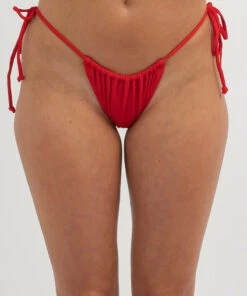 Discount 😉 Kaiami Liz Itsy 👙 Bikini Bottom Chilli Red 👏 -Hot Sale Citybeach Store 20324257 05 RT XL
