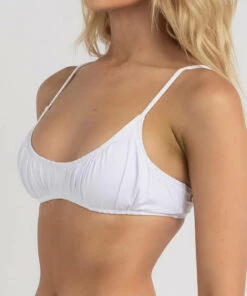 Buy 🔔 Kaiami Geri Ruch Bralette 👙 Bikini Top White 👍 8 Buy 🔔 Kaiami Geri Ruch Bralette 👙 Bikini Top White 👍 -Hot Sale Citybeach Store 20324263 02 RT XL