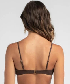 Best Sale ✨ Kaiami Geri Ruch Bralette 👙 Bikini Top Dark Choc 💯 -Hot Sale Citybeach Store 20324263 03 TP XL