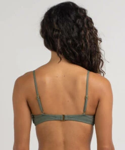 Brand new 😀 Kaiami Geri Ruch Bralette 👙 Bikini Top Olive 🎁 -Hot Sale Citybeach Store 20324263 04 LT XL