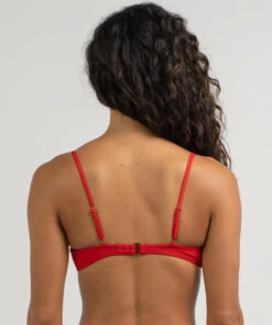 Top 10 👏 Kaiami Geri Ruch Bralette 👙 Bikini Top Chilli Red 😉 -Hot Sale Citybeach Store 20324263 05 LT XL