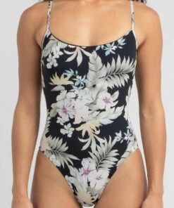 Cheapest 🔥 Billabong Tropicool Mia DD One Piece 🩱 Swimsuit Black 🌟 -Hot Sale Citybeach Store 20324922 01 RT XL