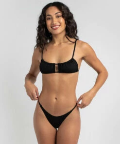 Outlet 🎁 Kaiami Delilah Bralette 👙 Bikini Top Black ✔️ -Hot Sale Citybeach Store 20324929 01 LT XL