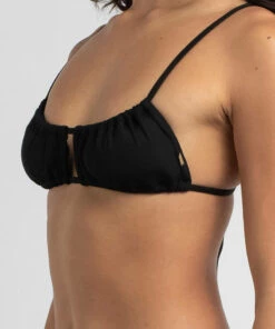 Outlet 🎁 Kaiami Delilah Bralette 👙 Bikini Top Black ✔️ -Hot Sale Citybeach Store 20324929 01 RT XL