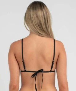 Buy 😀 Topanga Margot Ruch Bralette 👙 Bikini Top Black ✨ -Hot Sale Citybeach Store 20324932 01 TP XL