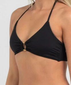 Discount 🛒 Kaiami Hailey Triangle 👙 Bikini Top Black 🥰 -Hot Sale Citybeach Store 20324957 01 RT XL