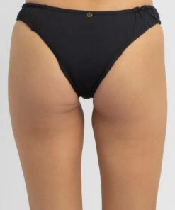 Coupon 🎉 Kaiami Natalia Ruch High Cut 👙 Bikini Bottom Black ✔️ -Hot Sale Citybeach Store 20324970 01 LT XL