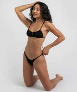 Hot Sale ✨ Kaiami Delilah G-String 👙 Bikini Bottom Black 😀 -Hot Sale Citybeach Store 20324974 01 LT XL