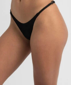 Hot Sale ✨ Kaiami Delilah G-String 👙 Bikini Bottom Black 😀 -Hot Sale Citybeach Store 20324974 01 RT XL
