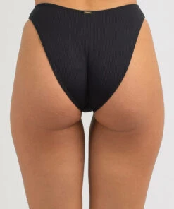 Best reviews of 🧨 Topanga Alissia Rib High Cut 👙 Bikini Bottom Black 🎁 -Hot Sale Citybeach Store 20324975 01 LT XL