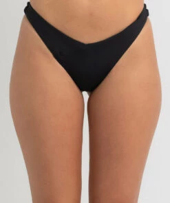 Best deal 🥰 Topanga Calista High Cut 👙 Bikini Bottom Black 🤩 -Hot Sale Citybeach Store 20324987 01 RT XL