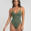 Flash Sale 🥰 Topanga August One Piece 🩱 Swimsuit Olive 🔥