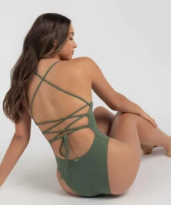 Flash Sale 🥰 Topanga August One Piece 🩱 Swimsuit Olive 🔥 -Hot Sale Citybeach Store 20325050 01 LT XL