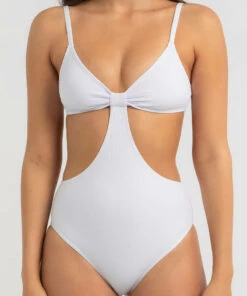 New 😀 Topanga Junie One Piece 🩱 Swimsuit White 👍 -Hot Sale Citybeach Store 20325068 01 RT XL