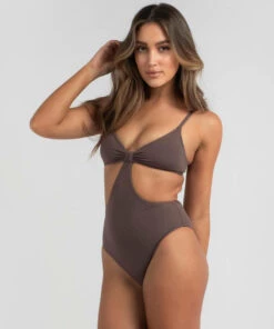 Discount ⌛ Topanga Junie One Piece 🩱 Swimsuit Chocolate ✨ -Hot Sale Citybeach Store 20325068 03 LT XL