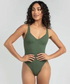 Brand new 🎉 Kaiami Maeve One Piece 🩱 Swimsuit Olive 🌟 7 Brand new 🎉 Kaiami Maeve One Piece 🩱 Swimsuit Olive 🌟 -Hot Sale Citybeach Store 20325072 01 LT XL