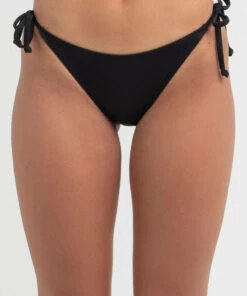 Budget 👍 Quiksilver Logo Tie Side 👙 Bikini Bottom Aqua 🌟 -Hot Sale Citybeach Store 20325144 02 RT XL