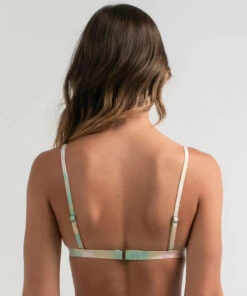 Budget ❤️ Quiksilver Classic Scoop Bralette 👙 Bikini Top Yucca Tie Dye Swirl 🔔 -Hot Sale Citybeach Store 20325156 01 LT XL