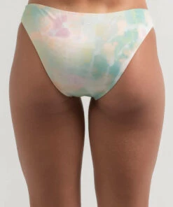 Best Sale 🧨 Quiksilver Classic Basic 👙 Bikini Bottom Yucca Tie Dye Swirl 🔥 -Hot Sale Citybeach Store 20325158 01 LT XL
