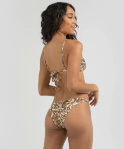 Top 10 🔔 Quiksilver Classic High Cut 👙 Bikini Bottom Macadamia Paisley Park 👏 -Hot Sale Citybeach Store 20325166 01 TP XL