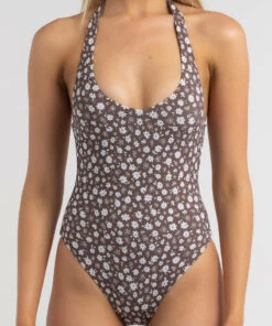 Top 10 🌟 Kaiami Iris Halter One Piece 🩱 Swimsuit Chocolate 🤩 -Hot Sale Citybeach Store 20325225 01 RT XL