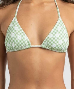 Promo ⭐ Kaiami Betsy Sliding Triangle 👙 Bikini Top Pistachio 🛒 -Hot Sale Citybeach Store 20325299 01 LT XL