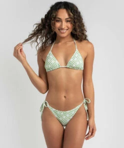 Promo ⭐ Kaiami Betsy Sliding Triangle 👙 Bikini Top Pistachio 🛒 -Hot Sale Citybeach Store 20325299 01 TP XL