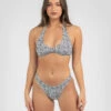 Cheap 😉 Kaiami Nala Knot 👙 Bikini Top White/leopard 🥰