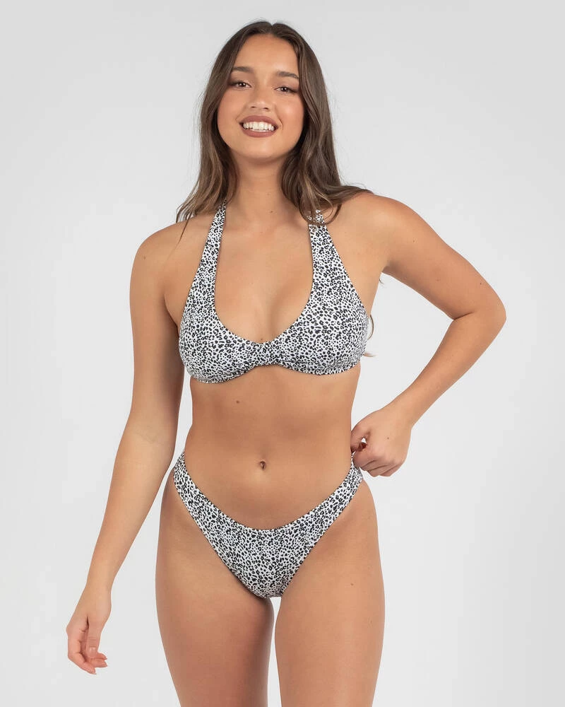 Cheap 😉 Kaiami Nala Knot 👙 Bikini Top White/leopard 🥰 3 Cheap 😉 Kaiami Nala Knot 👙 Bikini Top White/leopard 🥰 - Image 3
