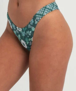 New 👏 Kaiami Veronica High Cut 👙 Bikini Bottom Green 🛒 -Hot Sale Citybeach Store 20325365 02 RT XL